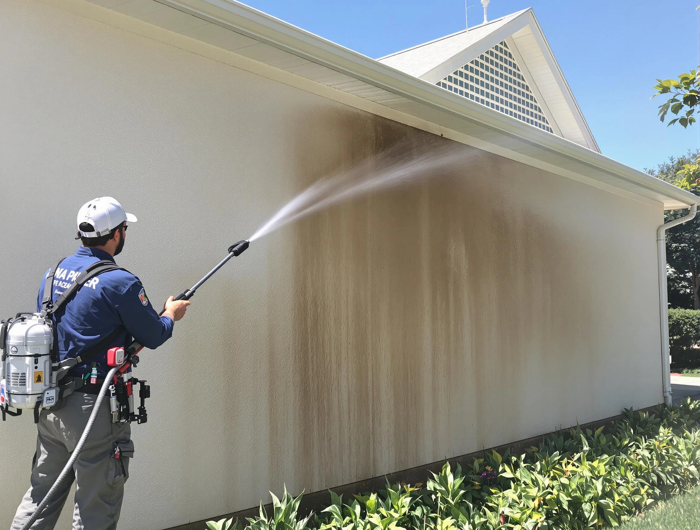 Strongsville Power Washing expert providing thorough power washing service in Strongsville